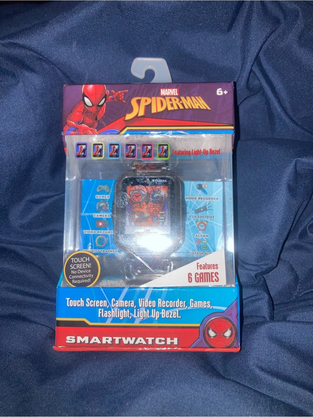 Marvel Spider-Man Kids Smartwatch - Blue, Red & Black
